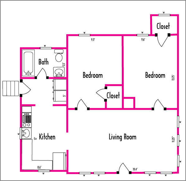 Cottage Floor Plan